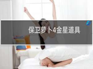 保卫萝卜4金星道具