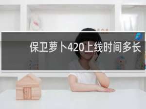 保卫萝卜4 上线时间多长