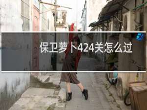 保卫萝卜424关怎么过