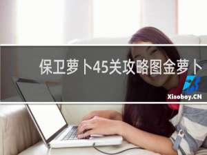 保卫萝卜45关攻略图金萝卜