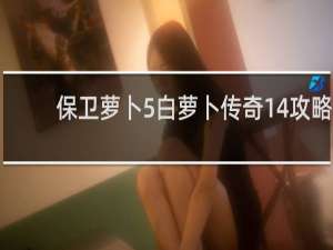 保卫萝卜5白萝卜传奇14攻略