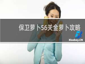 保卫萝卜56关金萝卜攻略