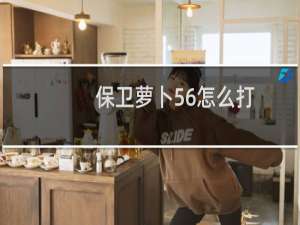保卫萝卜56怎么打