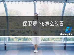 保卫萝卜6怎么放置