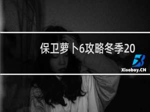 保卫萝卜6攻略冬季20