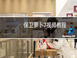 保卫萝卜7视频教程