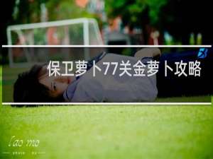 保卫萝卜77关金萝卜攻略