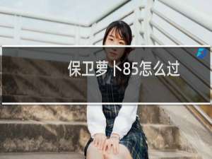 保卫萝卜85怎么过