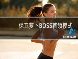 保卫萝卜BOSS首领模式