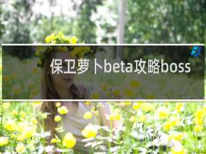 保卫萝卜beta攻略boss