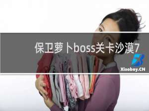 保卫萝卜boss关卡沙漠7