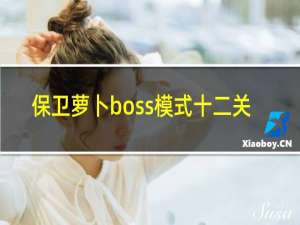 保卫萝卜boss模式十二关