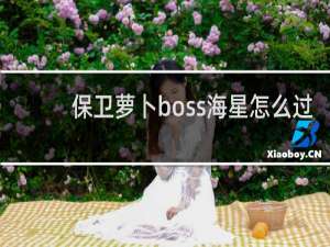 保卫萝卜boss海星怎么过