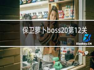 保卫萝卜boss 第12关