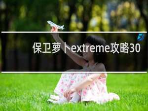 保卫萝卜extreme攻略30