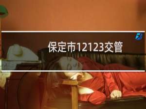 保定市12123交管官网下载app（保定12123交管登录官网是什么）