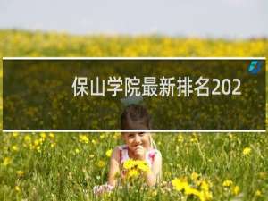 保山学院最新排名 2025全国排名第几