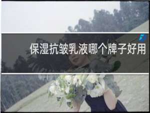 保湿抗皱乳液哪个牌子好用
