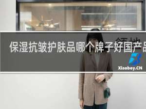 保湿抗皱护肤品哪个牌子好国产品牌