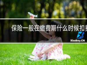 保险一般在缴费期什么时候扣费