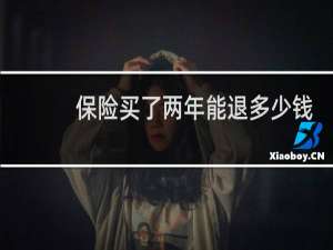 保险买了两年能退多少钱