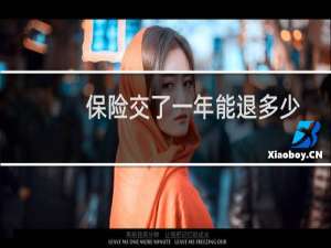 保险交了一年能退多少