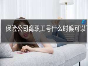 保险公司离职工号什么时候可以下掉