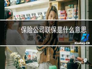 保险公司联保是什么意思