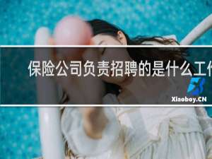 保险公司负责招聘的是什么工作