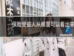 保险受益人从哪里可以看出来