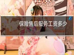 保险售后服务工资多少
