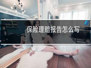 保险理赔报告怎么写