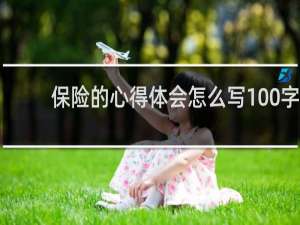 保险的心得体会怎么写100字