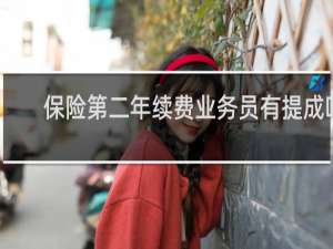 保险第二年续费业务员有提成吗