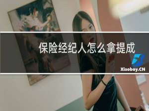 保险经纪人怎么拿提成