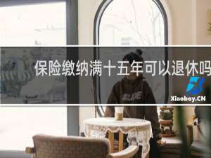 保险缴纳满十五年可以退休吗
