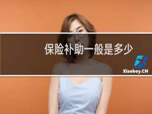 保险补助一般是多少