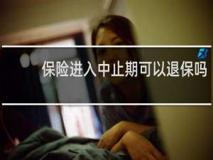 保险进入中止期可以退保吗
