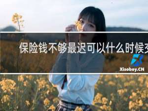 保险钱不够最迟可以什么时候交