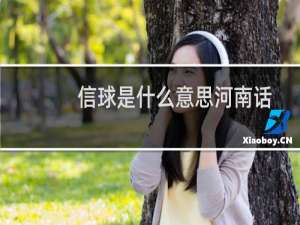 信球是什么意思河南话（信球）