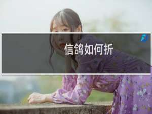 信鸽如何折