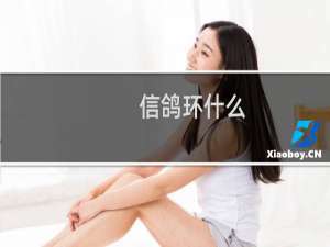 信鸽环什么