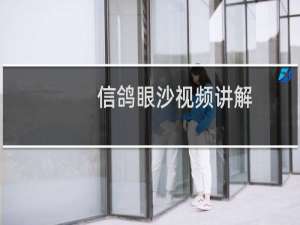 信鸽眼沙视频讲解