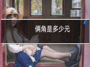 俩角是多少元