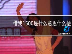 借我1500是什么意思什么梗