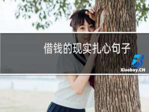 借钱的现实扎心句子（借钱技巧）