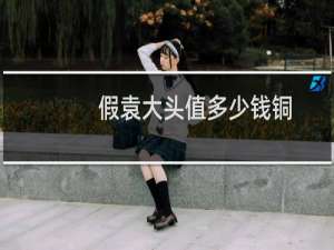假袁大头值多少钱铜