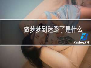 做梦梦到迷路了是什么预兆（做梦梦到迷路了是什么预兆）