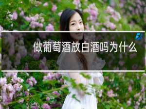 做葡萄酒放白酒吗为什么