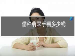 儒种翡翠手镯多少钱